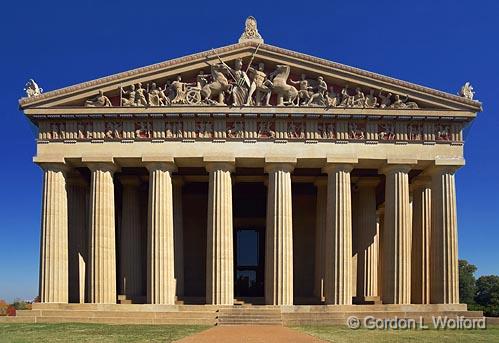Nashville Parthenon_24467.jpg - Full-size replica of the original Parthenon in Athens, Greece,but located and photographed in Nashville, Tennessee, USA.